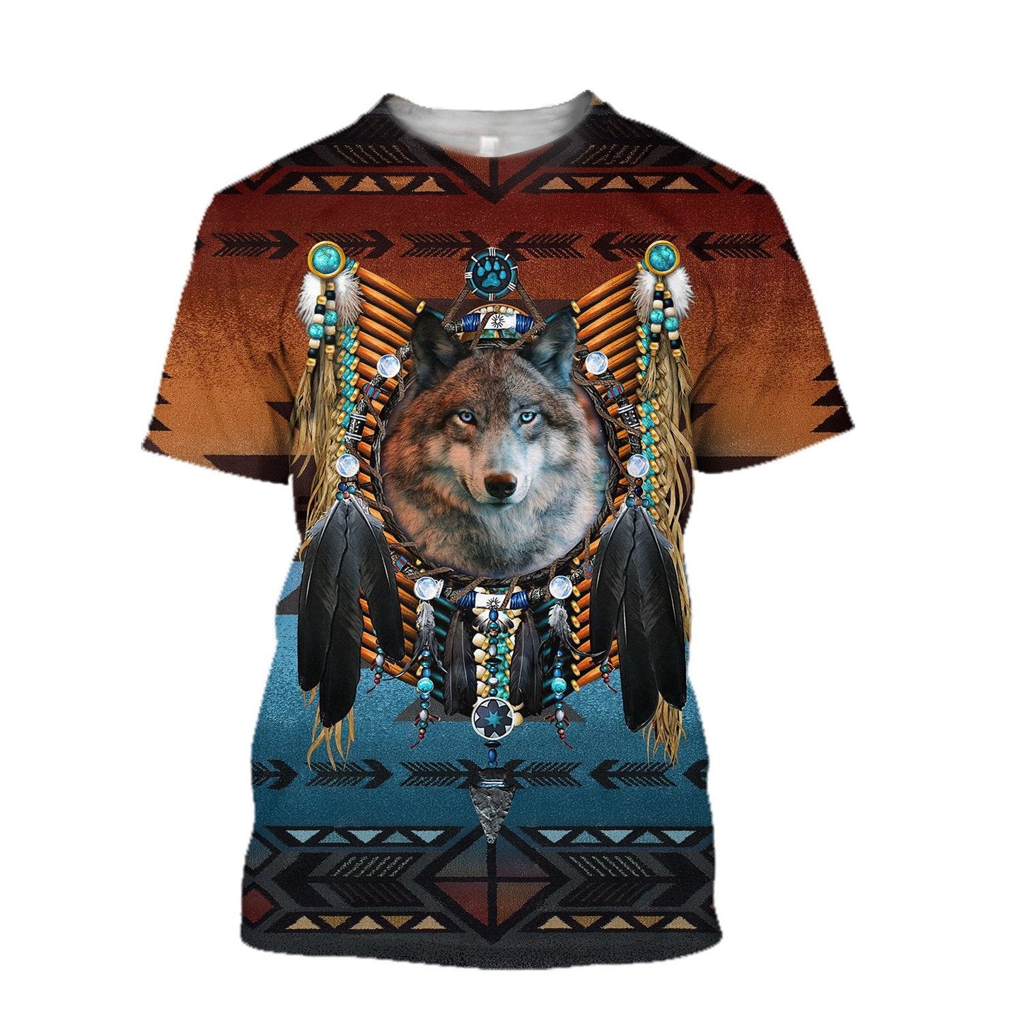 Wolf 3D All Over Printed Unisex Shirts