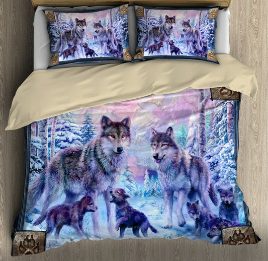 Wolf 3D All Over Printed Bedding Set