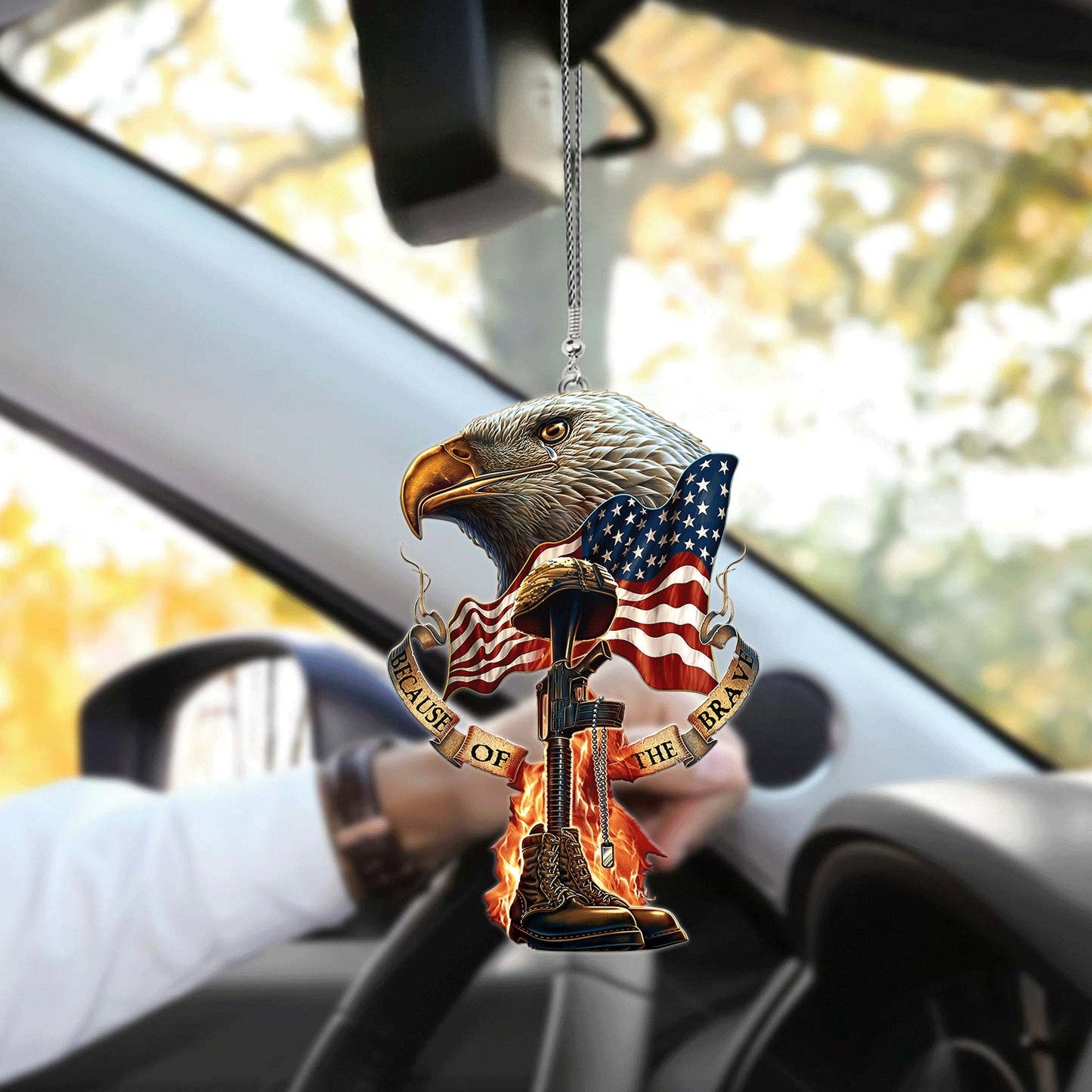American No6 Unique Design Car Hanging Ornament