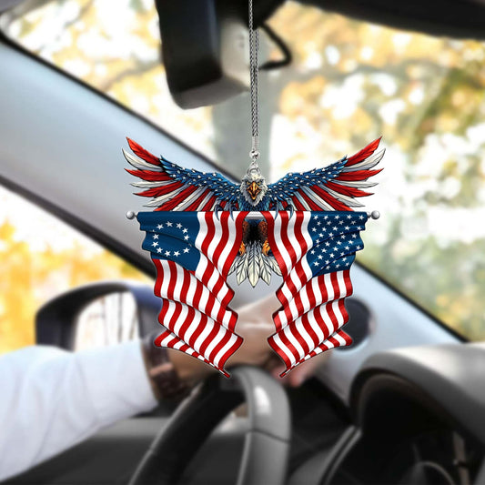American No13 Unique Design Car Hanging Ornament