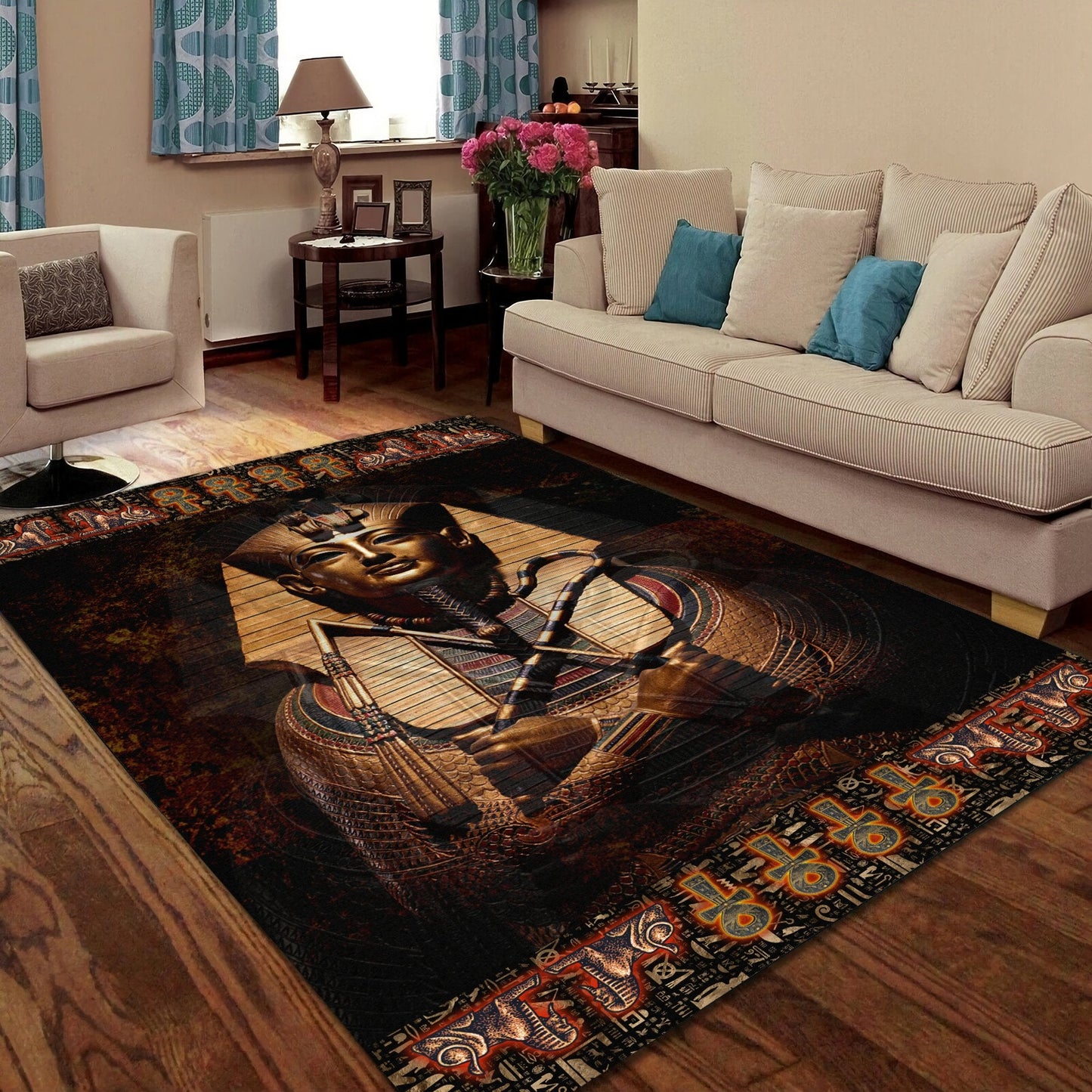 Ancient Egypt 3D All Over Printed Rug