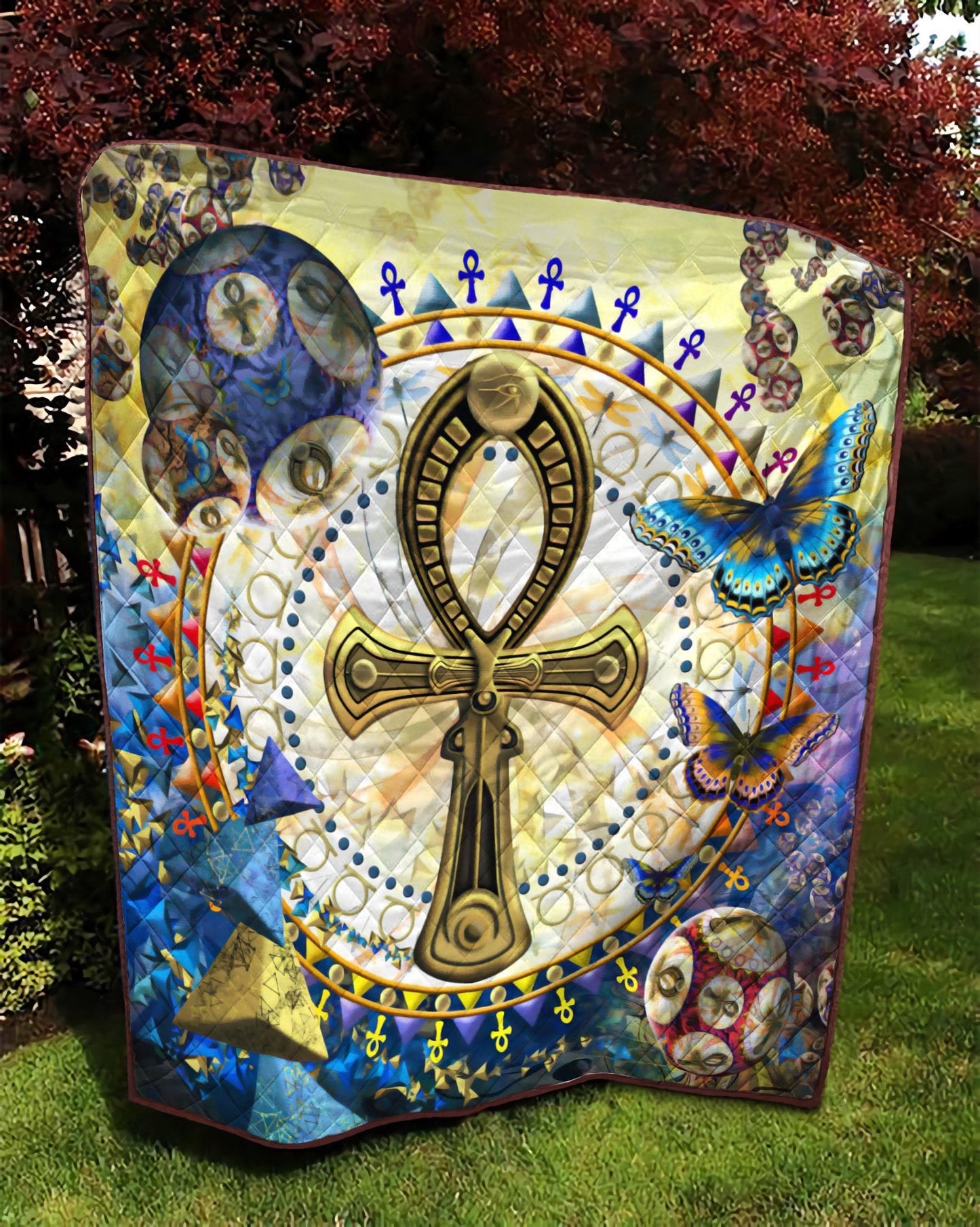 Ancient Egypt 3D All Over Printed Quilt