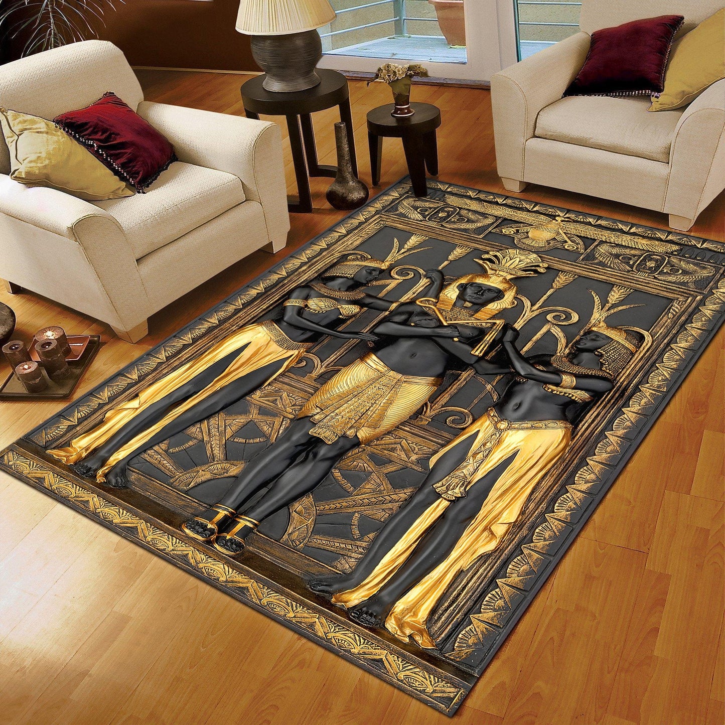 Ancient Egypt 3D All Over Printed Rug