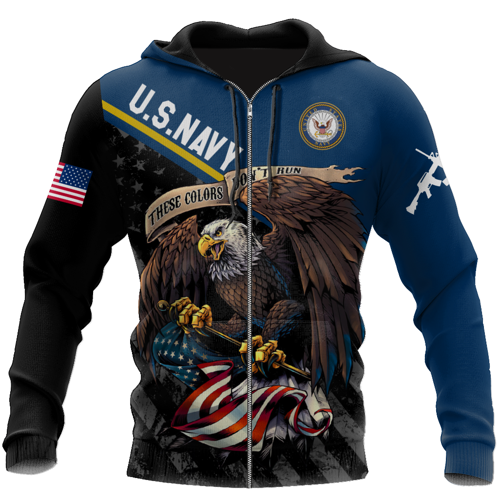 US Navy 3D All Over Printed Shirts For Men And Women Proud Military