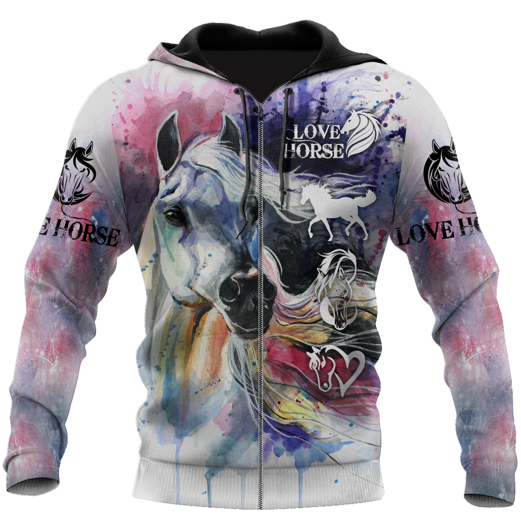 Beautiful Horse 3D All Over Printed Hoodie For Men And Women TR1411204