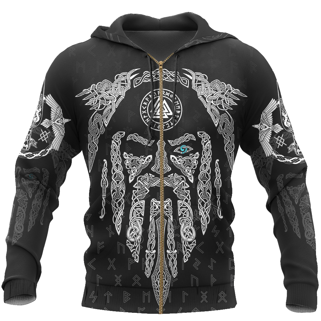 3D All Over Printed Raven And Odin version 1.0 - Amaze Style™-Apparel