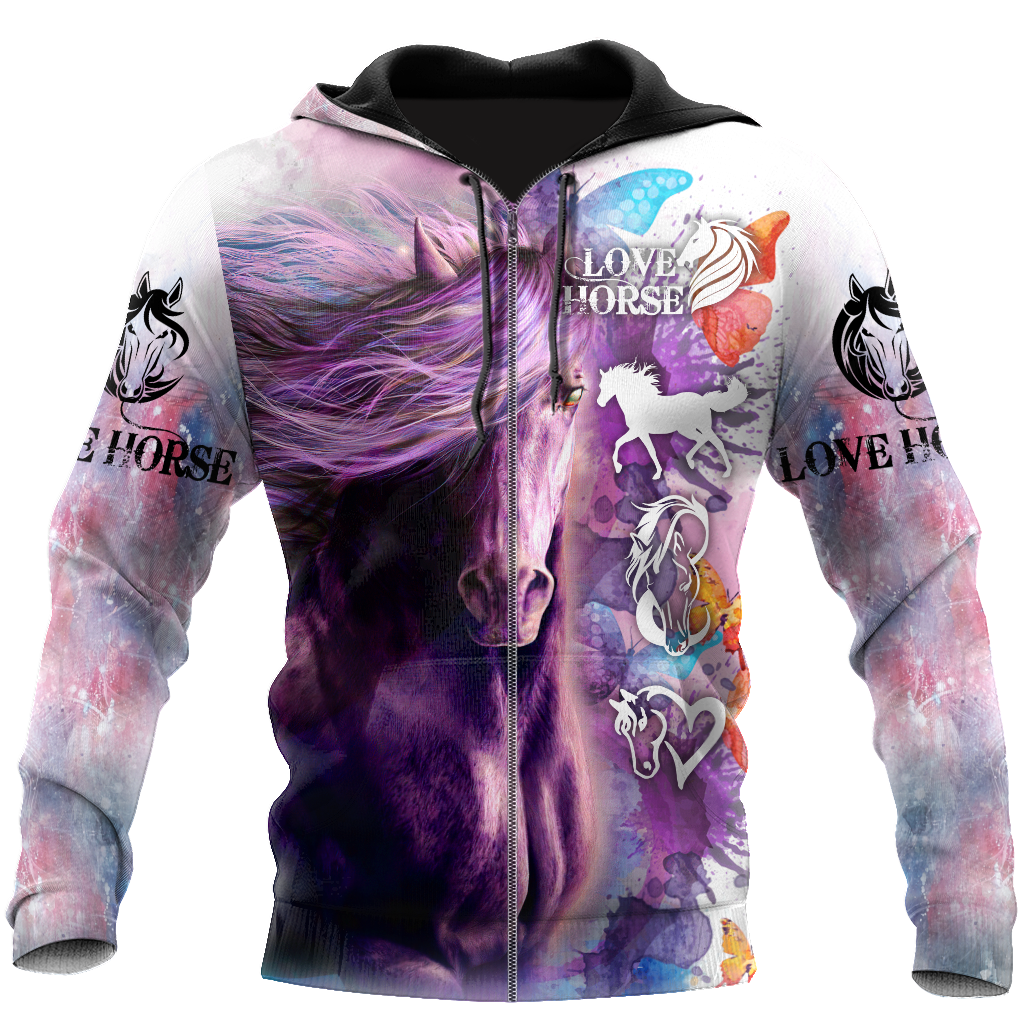 Beautiful Horse 3D All Over Printed Hoodie For Men And Women TR1411205