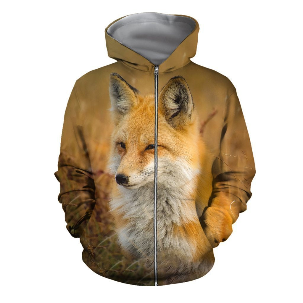 3D All Over Printed Fox Art Nature Paintings Shirts and Shorts - Amaze Style™-Apparel